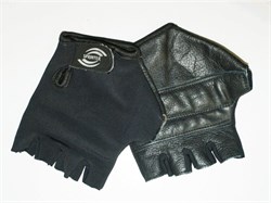 Перчатки Sprinter Cycle без пальцев, материал кожа, лайкра - фото 10718