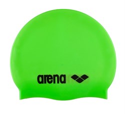 Шапочка для плавания Arena Classic Silicone Cap (acid lime/black) 65 - фото 11085