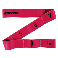 Эспандер ленточный ESPADO ES2140, розовый, нагрузка 7кг - фото 19725
