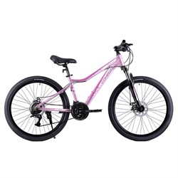 Велосипед женский 26  GT610 Pu COMIRON FLAME фиолетово-белый алюминий - фото 23250