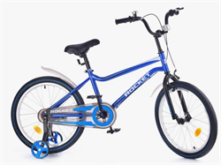 Велосипед детский 2-х колесный 20" ROCKET, цвет синий - фото 23975