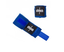 C139 Бинты эластичные Clinch Boxing Crepe Bandage  Punch синие - фото 24202