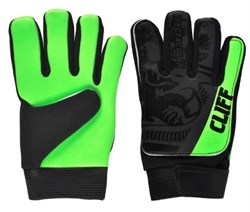 Перчатки вратарские CLIFF СS-22180, черно-зеленые - фото 26020