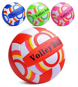 Мяч волейбольный volleyball кружки PU, 270 г - фото 27628