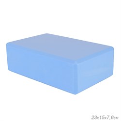 Блок для йоги 23*15*7.6cm см / YJZ589/2 голубой 685404