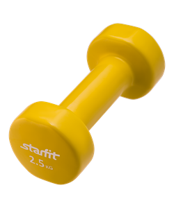 Гантель виниловая STARFIT DB-101 2,5 кг oO7eWAdMgpXNkTuFn36z20 - фото 31615