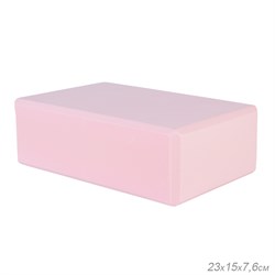 Блок для йоги 23*15*7.6cm см / YJZ589/7  розовый 685409 - фото 31750