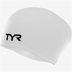 Шапочка для плавания TYR Long Hair Wrinkle-Free Silicone Cap (O/S, 100 Белый) 2ADbLVmqg5r9rsHxgJ1dn1 - фото 32434