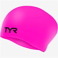 Шапочка для плавания TYR Long Hair Wrinkle-Free Silicone Cap (O/S, 693 Розовый) VM16dDvohKttaSPxb1mxM1 - фото 33076