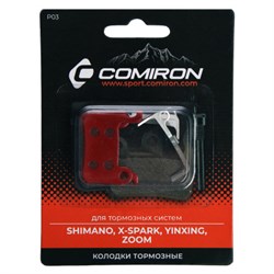 Колодки тормозные органические COMIRON RESIN P03 686513 - фото 33572