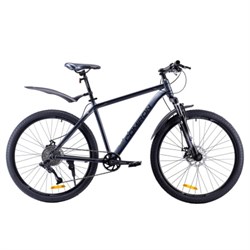 Велосипед 27,5" рама 19" 1*10 sp COMIRON SYSTEM серый-чёрный 685605 - фото 35963