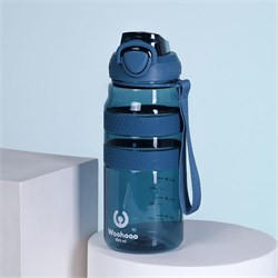 Бутылка для воды спортивная Woohooo H2O цвет Dark Blue 850 ml/ уп60 734895 - фото 37090