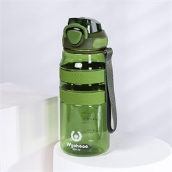 Бутылка для воды спортивная Woohooo H2O цвет Khaki 850 ml/ уп60 734899 - фото 37092