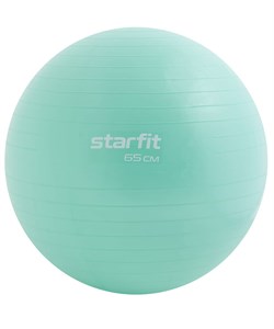 Фитбол STARFIT  GB-108 65 см, 1000  гр, антивзрыв,  мятный evG31GNbjEfzKfStd8QEi2 - фото 37310