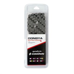 Велосипедная цепь DONGYA CHAIN 6,7,8 speed T8 1/2"x3/32"116L. ГОСТ 30442-97 ISO 9633 737320 - фото 37646