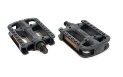 Педали TRIX CLASSIC пластиковые, 112x78мм, резьба 1/2", с шипами, черные PD-TX-826-1x2-BK - фото 37749