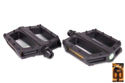 Педали TRIX MTB нейлоновые, 110x96мм, резьба 9/16", черные PD-TX-P873-9x16-BK - фото 37750