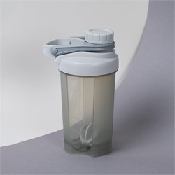 Бутылка/Шейкер COOLRAY SHSB-500 серая, для спортивного питания 500ML 735017 - фото 37944