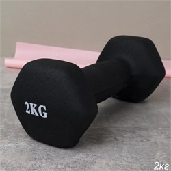 Гантель неопреновая Woohooo Warm Up / WU-2В / 2 кг / черный 746282 - фото 37978