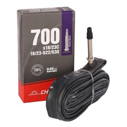 Камера велосипедная спортивная CHAOYANG SUPER LITE 700×18/23C  FV48MM 0.65MM 727358