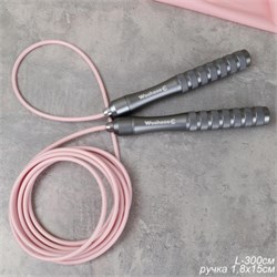 Скакалка скоростная Woohooo Soffio Pro / Silver-Pink / Длина 3m 746097