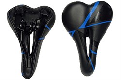 Сидение для скоростного велосипеда, с отверстием, без пружин, с замком, размер 170х265 32140-2