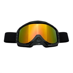 Очки-маска для езды на мототехнике, стекло хамелеон, темно-серые, ОМ-9 5865020