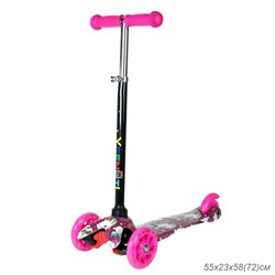 Самокат трехколесный для детей от 2-х лет Yeenot GT4105P55, цвет малиновый UNICORN 718037