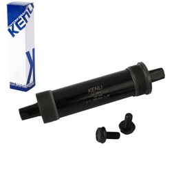 Каретка под квадрат картриджная Fat Bike. KENLI KL-08AL 120х165мм, пром.подшипники. BLACK STEEL CUPS & TUBE.BORON STEEL AXLE 725687