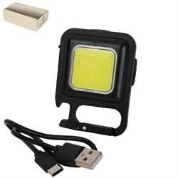 Фонарь многофункциональный карманный COMIRON "MAGNET". Корпус Aluminium+PC 743686