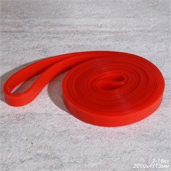 Эспандер ленточный Woohooo Fit Tape / 2080X4X13mm / Cила сопротивления 7-16 кг / TPE / уп 120/Красный 748226