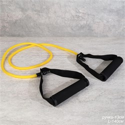 Эспандер трубчатый Woohooo Flow / TPE / 5-8 LB /уп 30/ желтый 748776