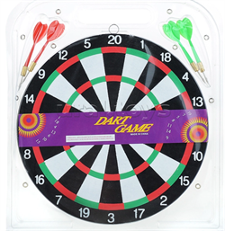 Дартс "В яблочко" 4 дротика, dm28,5см U035512Y