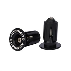 Заглушки в руль 2шт. Пластик/Алюминий. Черные. /LAN-107 750411