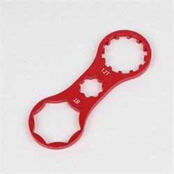 Ключ накидной для вилок TOOPRE тип А 8-12T для SUNTOUR XCR/XCT/XCM/ и RST, CNC алюминий T6, 12г, красный 739259