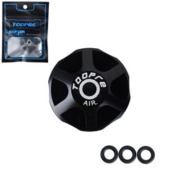 Крышка короны вилки MTB велосипеда. TOOPRE FC-001. Размеры: 33х33х8.3мм. Совместима с вилками: Manitou/X-Fusion/Fox/DT/Rockshox. Черный (10702070/210125/5026799, Китай) 740695