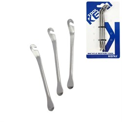 Монтажки для ремонта шин велосипеда. 3 штуки. KENLI. Стальные KL-9720A 725741