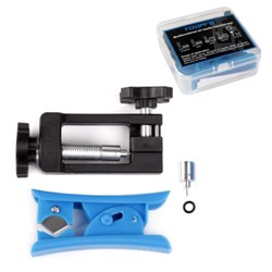 Набор инструмента для резки гидролиний и запрессовки оливок TOOPRE PRO-03, корпус нейлоновый, в пластиковом кейсе 739267