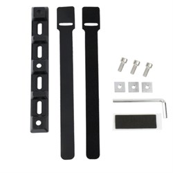 Крепление для держателя бачка универсальное. Крепится на ремни(хомуты). ENLEE. PC. Черный 749519