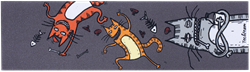 Шкурка для самоката Cats and milk 610x170 (мульти) NN015376