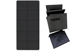 Коврик "York Fitness" ТПЕ Складной в сумке 183см x 61см x 0.4см (черный) 10022571