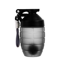 Шейкер спортивный «Граната», 600 мл, 18×12 см, черный 10638996