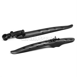 Набор крыльев 20-26" Rocket 012-1, пластик , цвет черный ZK-012-1