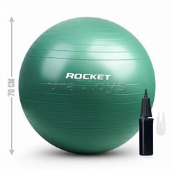 Фитбол 70см ROCKET Антивзрыв (70-75см 1000г) R0218