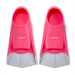 Ласты для бассейна TORRES F01, розово-серый SWF012403PN