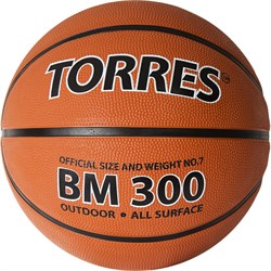 Мяч баск. TORRES BM300, B02015, р.5, резина, нейлон. корд, бут. камера, коричневый r3kwpg9PiLqNi-r39BrMs3