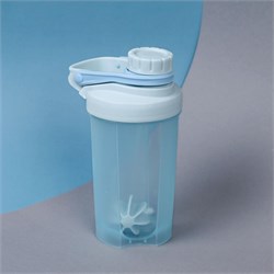 Бутылка/Шейкер COOLRAY SHSB-500 голубая, для спортивного питания 500ML 735014