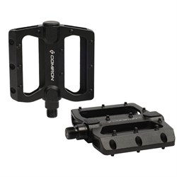 Педаль MTB COMIRON MX-P820, 9/16 резьба, ALU корпус, сталь. подшипник, 111х105мм, с рефлектором, 2S ось, black, 1 пара 756232