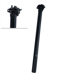 Подседельный штырь алюминиевый COMIRON 28.6*450 mm, с зажимом 2 болта, /BM-28.6-450/ матовый чёрный 742376