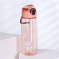Бутылка для воды  650 ml Вуухууу-Woohooo / Пищевой PP / уп 80 / Персиковый 734851